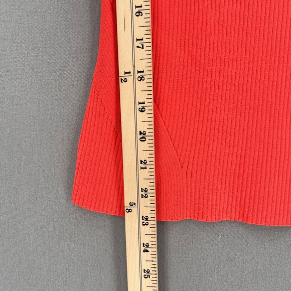 RAG & BONE Top Womens Medium Coral Orange Asher Tank Stretch Knit Shirt - Picture 15 of 15